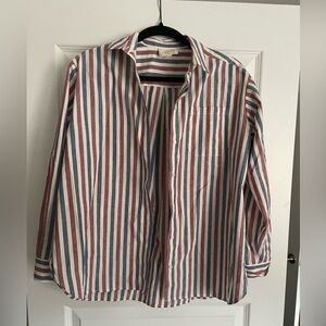 Striped Button Down Top